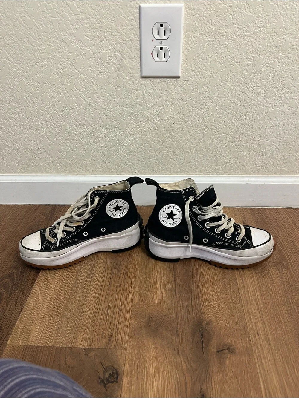 Skater grunge Converse Run Star Hike platform canvas